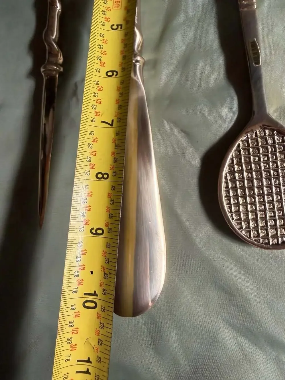 Vtg Tool Set Including Letter Opener, Shoehorn, and Tennis Racket Bottle Opener